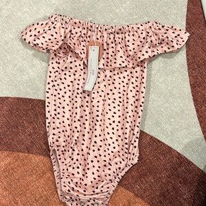 New off-shoulder bodysuit